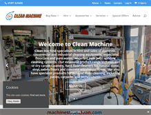 Tablet Screenshot of machinesthatclean.com